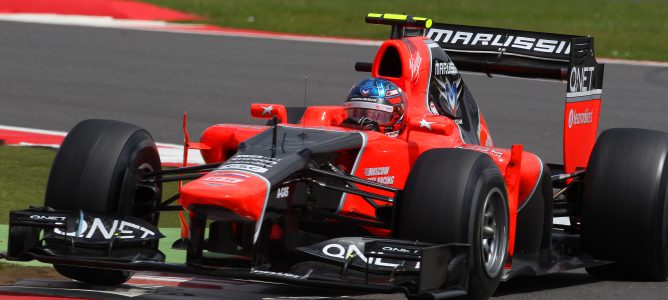 Charles Pic en Silverstone