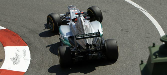Michael Schumacher en Mónaco 2012