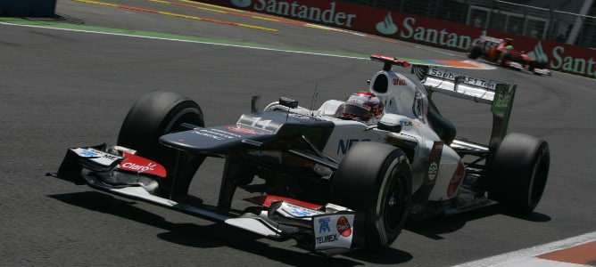 Kamui Kobayashi en Valencia