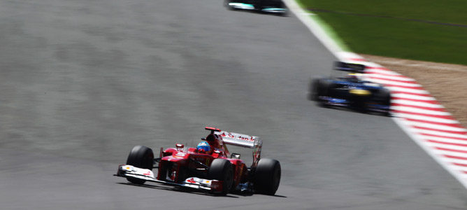 Fernando Alonso en Silverstone