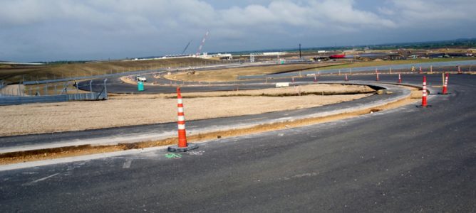 La construcción del Circuito de las Américas sigue avanzando en el mes de julio