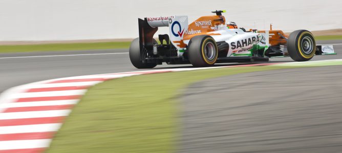 Nico Hülkenberg en Silverstone