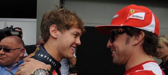 Alonso y Vettel