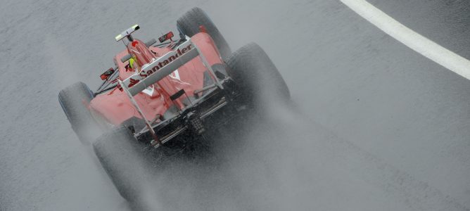 Felipe Massa rueda en Silverstone