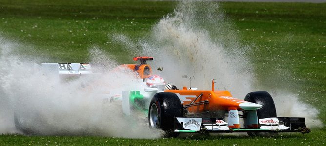 Paul di Resta en Silverstone 2012