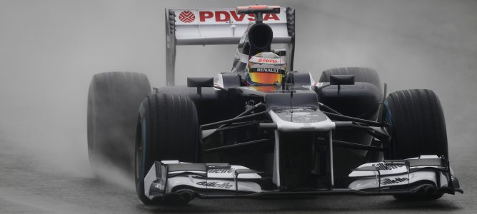 Pastor Maldonado lidera los segundos entrenamientos libres del GP de Alemania 2012