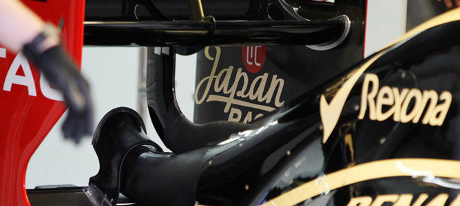 Detalle del nuevo DRS-Duct del equipo Lotus