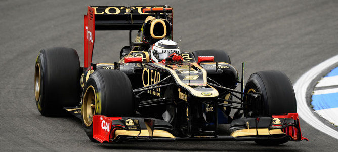 Kimi probando el nuevo sistema DRS-Duct de Lotus