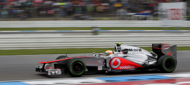 Lewis Hamilton en Hockenheim 2012