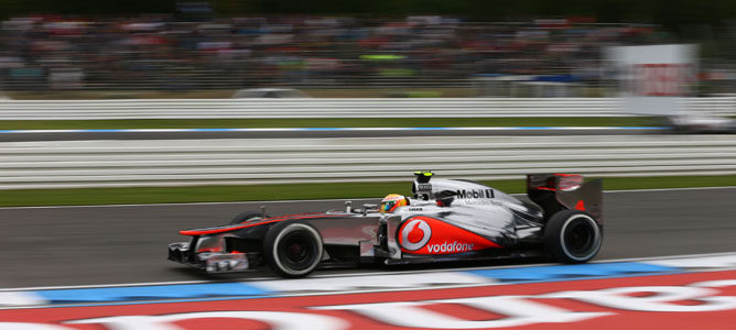 Lewis Hamilton en Hockenheim
