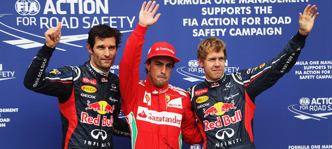 Fernando Alonso consigue la pole bajo la lluvia en el Gran Premio de Alemania 2012