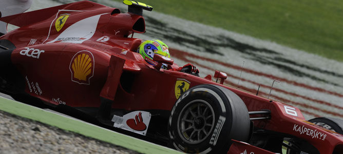 Felipe Massa no pudo brillar en Alemania
