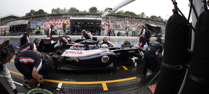 Pastor Maldonado en Hockenheim