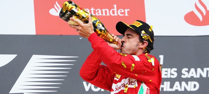 Fernando Alonso logra la victoria en el Gran Premio de Alemania 2012