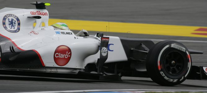 Sergio Pérez en Hockenheim