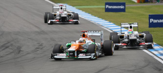 Paul di Resta en Hockenheim