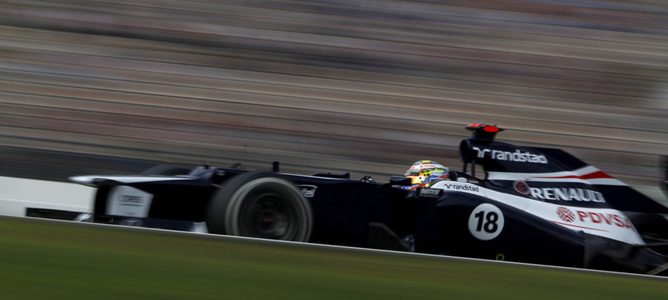 Pastor Maldonado en Hockenheim 2012