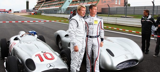 Mika Häkkinen y David Coulthard