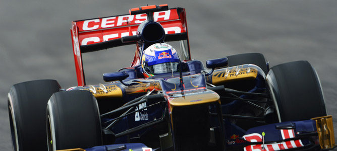 Un Toro Rosso en el circuito de Hockenheim