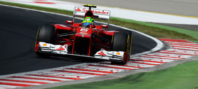 Felipe Massa durante la clasificación del GP de Hungría 2012