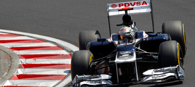 El FW34 de Pastor Maldonado en Hungaroring