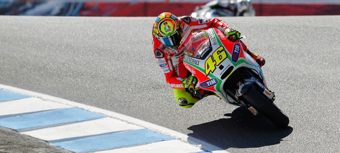 Valentino Rossi en MotoGP con Ducati
