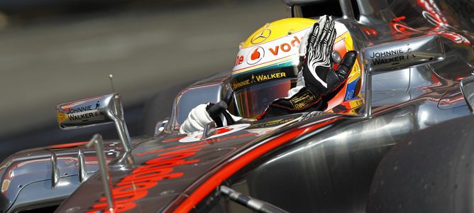 Lewis Hamilton en Mónaco 2012