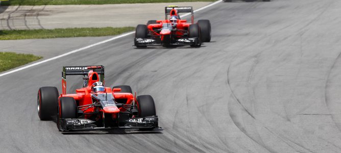 Saltan chispas entre los pilotos del equipo Marussia