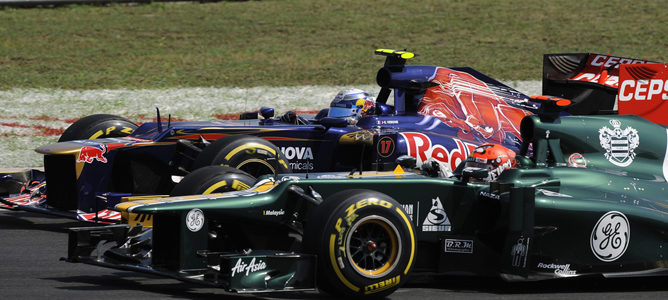 Heikki Kovalainen en la pista de Hungaroring