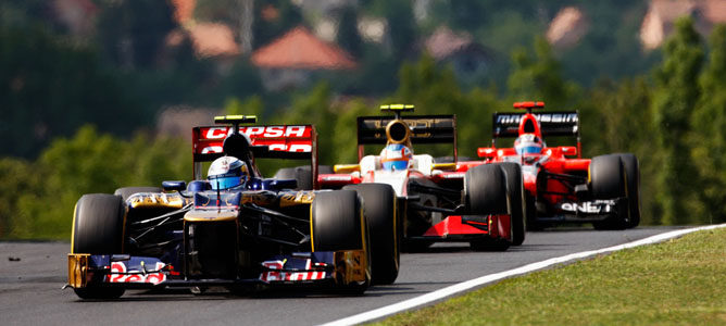 Narain Karthikeyan pelea en Hungría