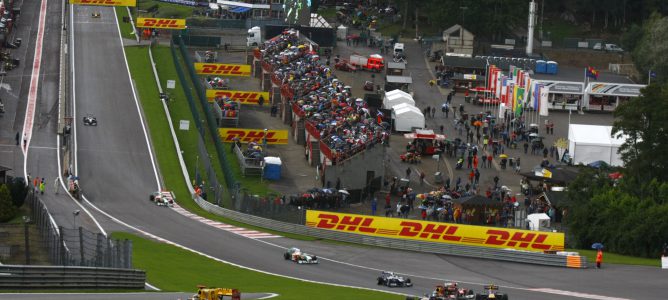 El DRS estará prohibido en la zona de la curva de Eau Rouge