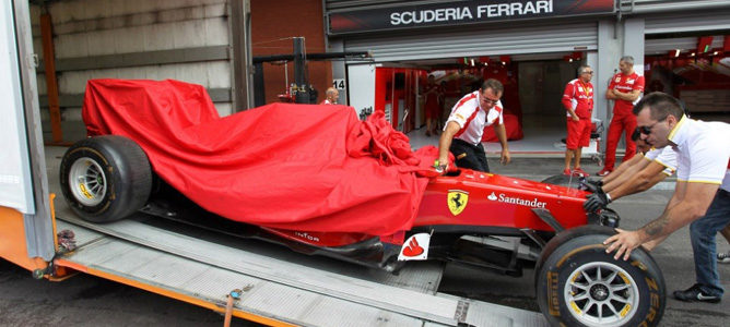 Ferrari cambió el motor del F2012 de Felipe Massa