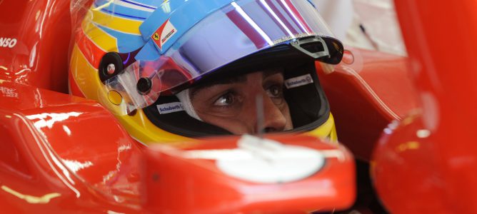 Fernando Alonso lidera los últimos entrenamientos del Gran Premio de Bélgica 2012
