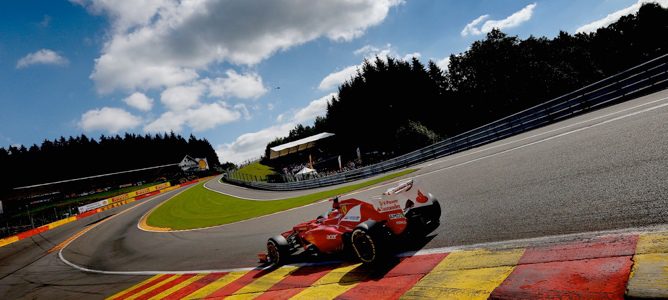 Fernando Alonso en Spa