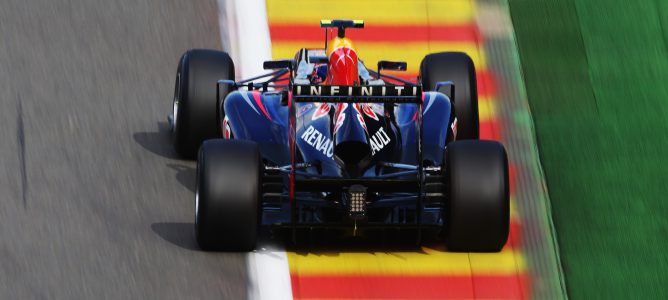 Mark Webber en Spa