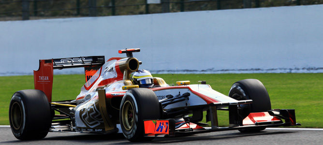 Pedro de la Rosa en su F112