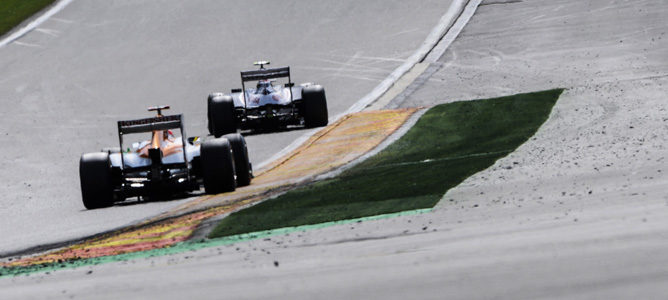 Paul di Resta en Bélgica