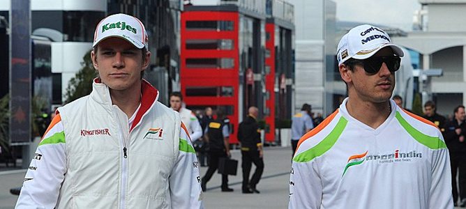 Nico Hülkenberg y Adrian Sutil