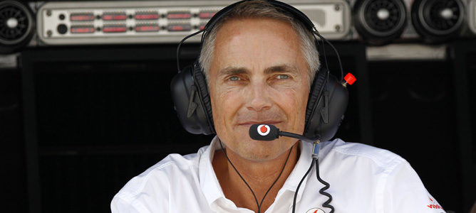 Martin Whitmarsh, jefe del equipo McLaren, Monza 2012