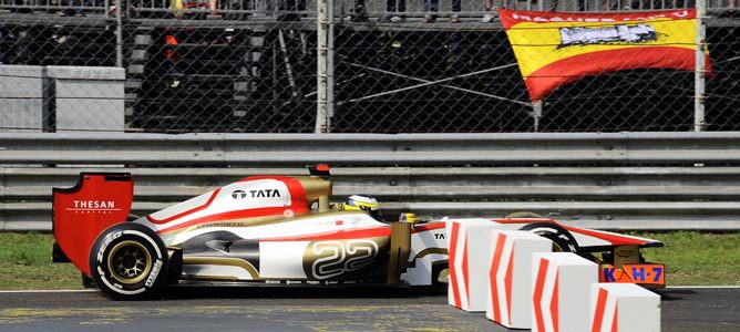 Pedro de la Rosa y su F112 en Monza