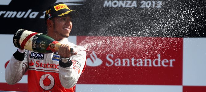 Lewis Hamilton gana el Gran Premio de Italia 2012