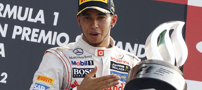 Lewis Hamilton ganó el GP de italia 2012