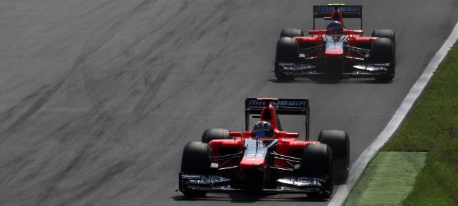 Los dos Marussia en Monza