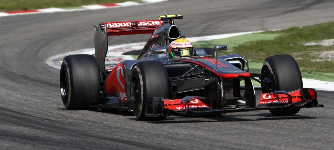 Lewis Hamilton en Monza