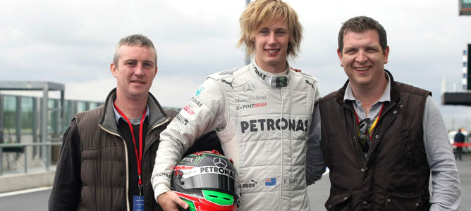 Brendon Hartley, antes de subirse al Mercedes