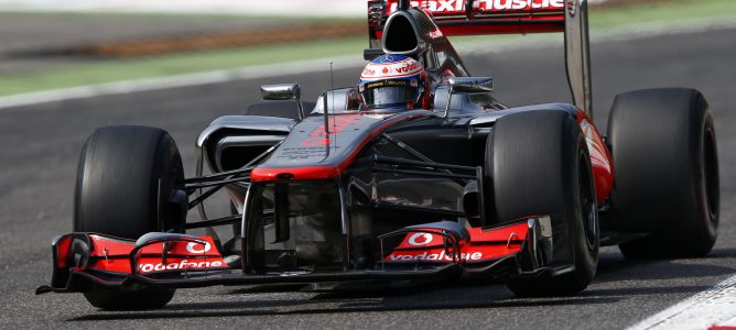 Jenson Button en Monza