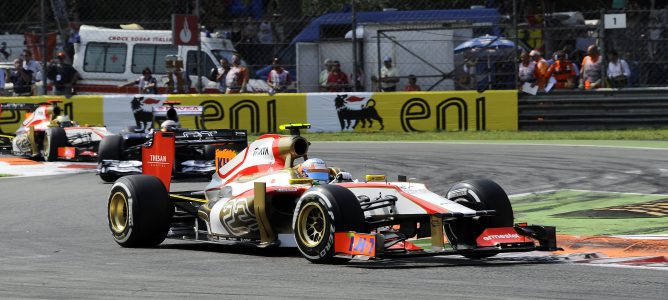 Narain Karthikeyan en el GP de Italia