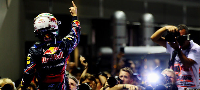 Sebastian Vettel ganó el GP de Singapur 2011