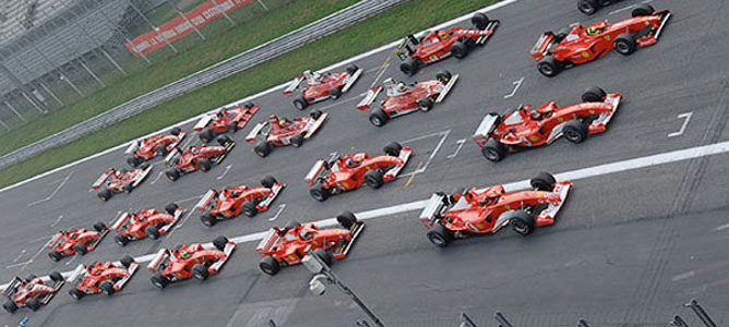 Monoplazas de Ferrari en las Ferrari World Finals