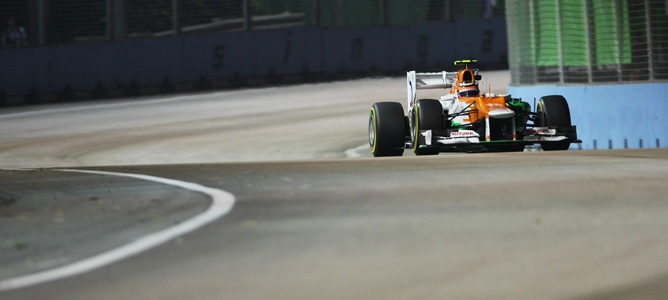 Nico Hulkenberg en Singapur